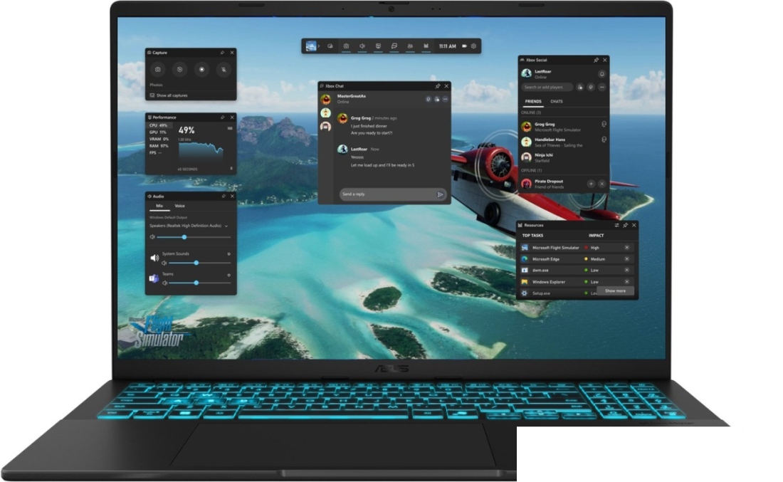 Игровой ноутбук ASUS V16 V3607VP-RP074